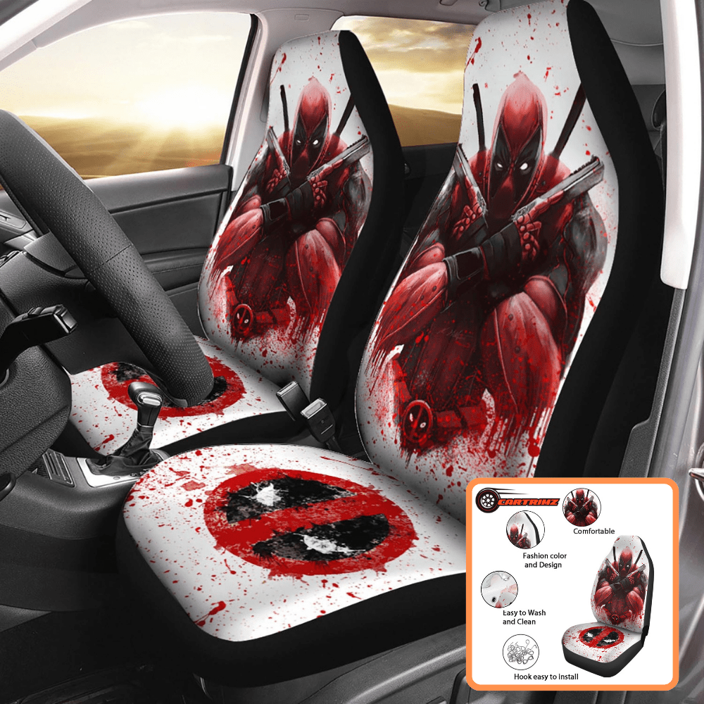 Deadpool Car Seat Covers Protect Your Seats with Anti Hero Flair