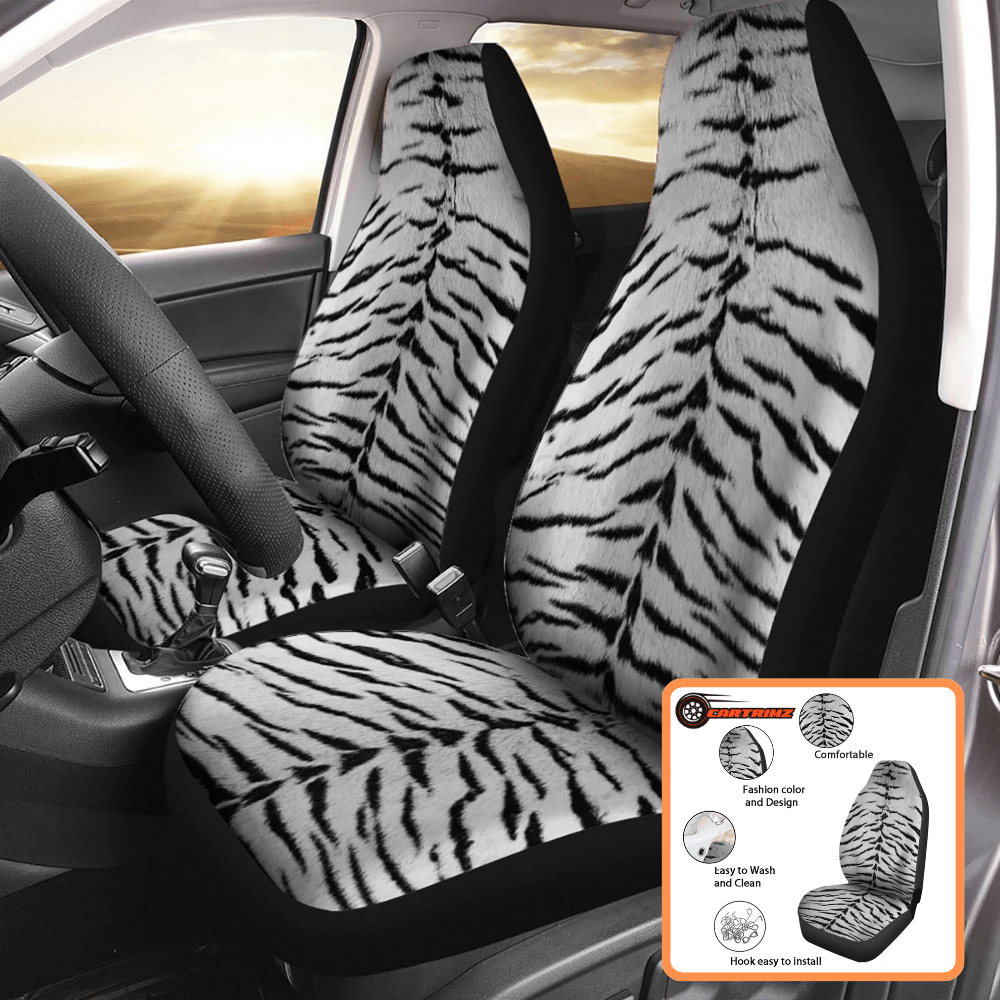 Tiger Car Seat Covers Perfect for Animal Print Lovers