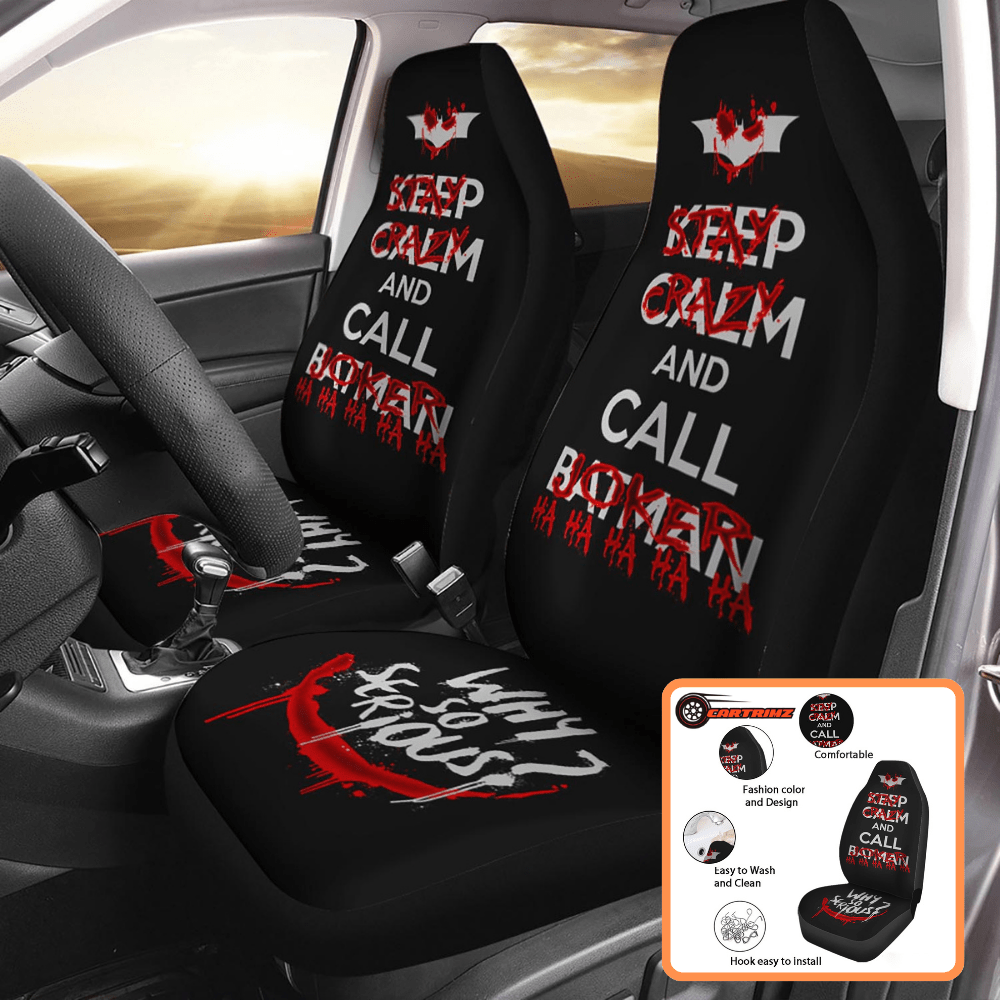 Joker Car Seat Covers Embrace Chaos with Iconic Style