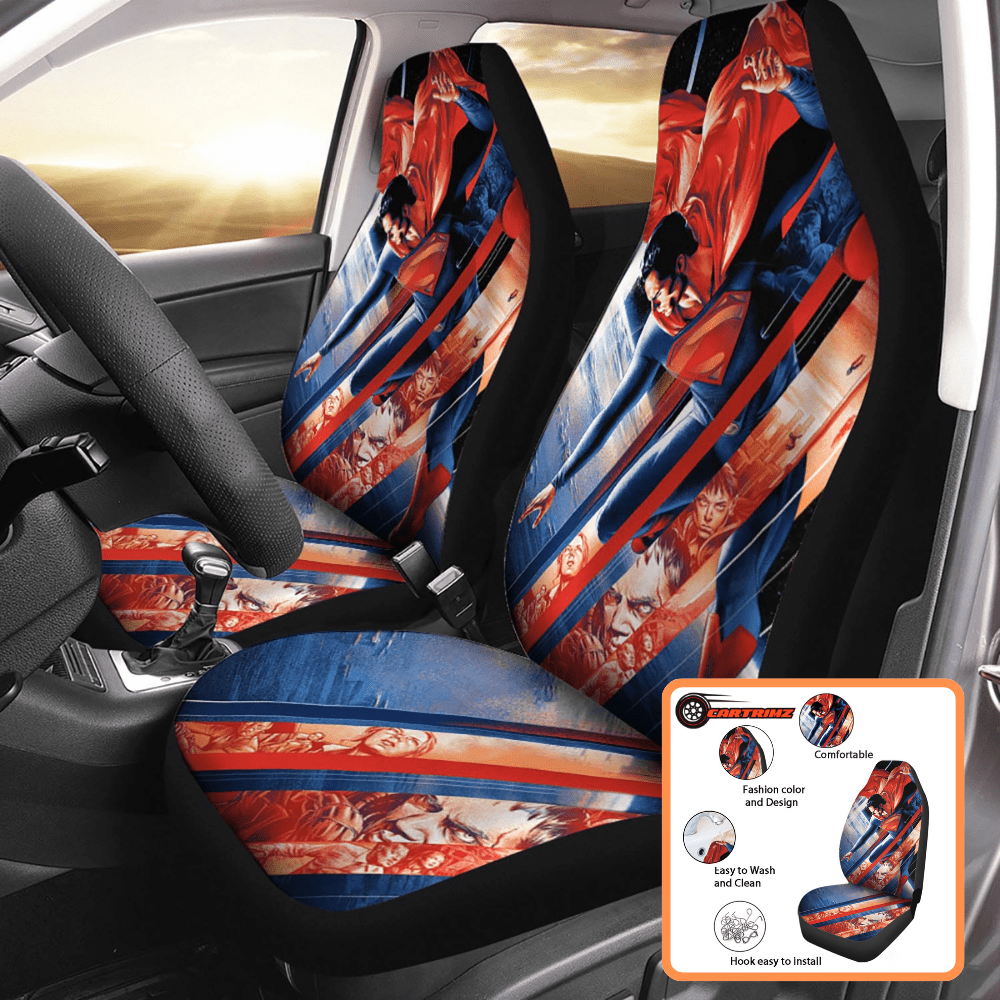 Superman Car Seat Covers Perfect for DC Comics Superfans