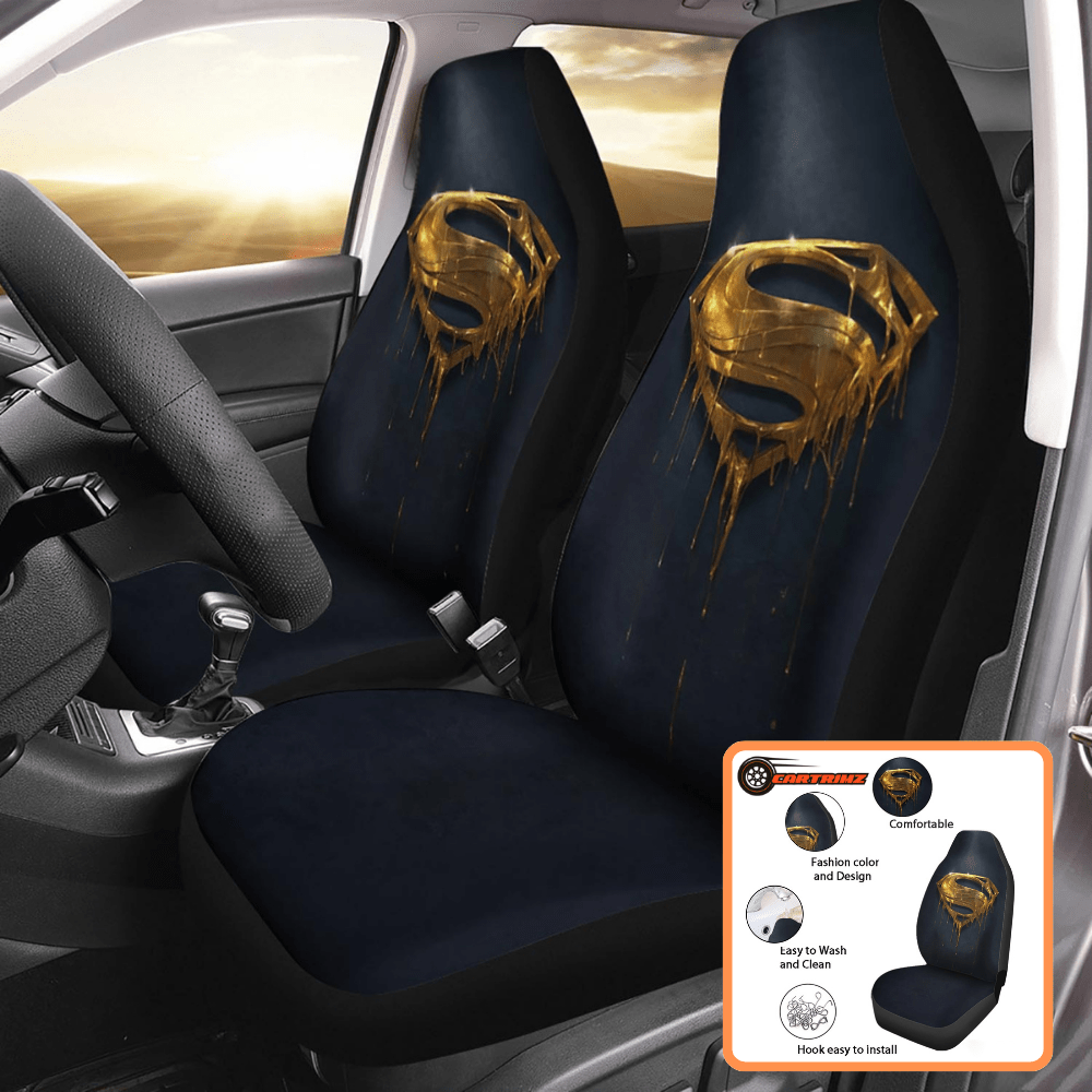 Superman Car Seat Covers Add Iconic Hero Style to Your Vehicle