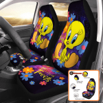 Tweety Bird Car Seat Covers Bring Looney Tunes Fun to Your Ride