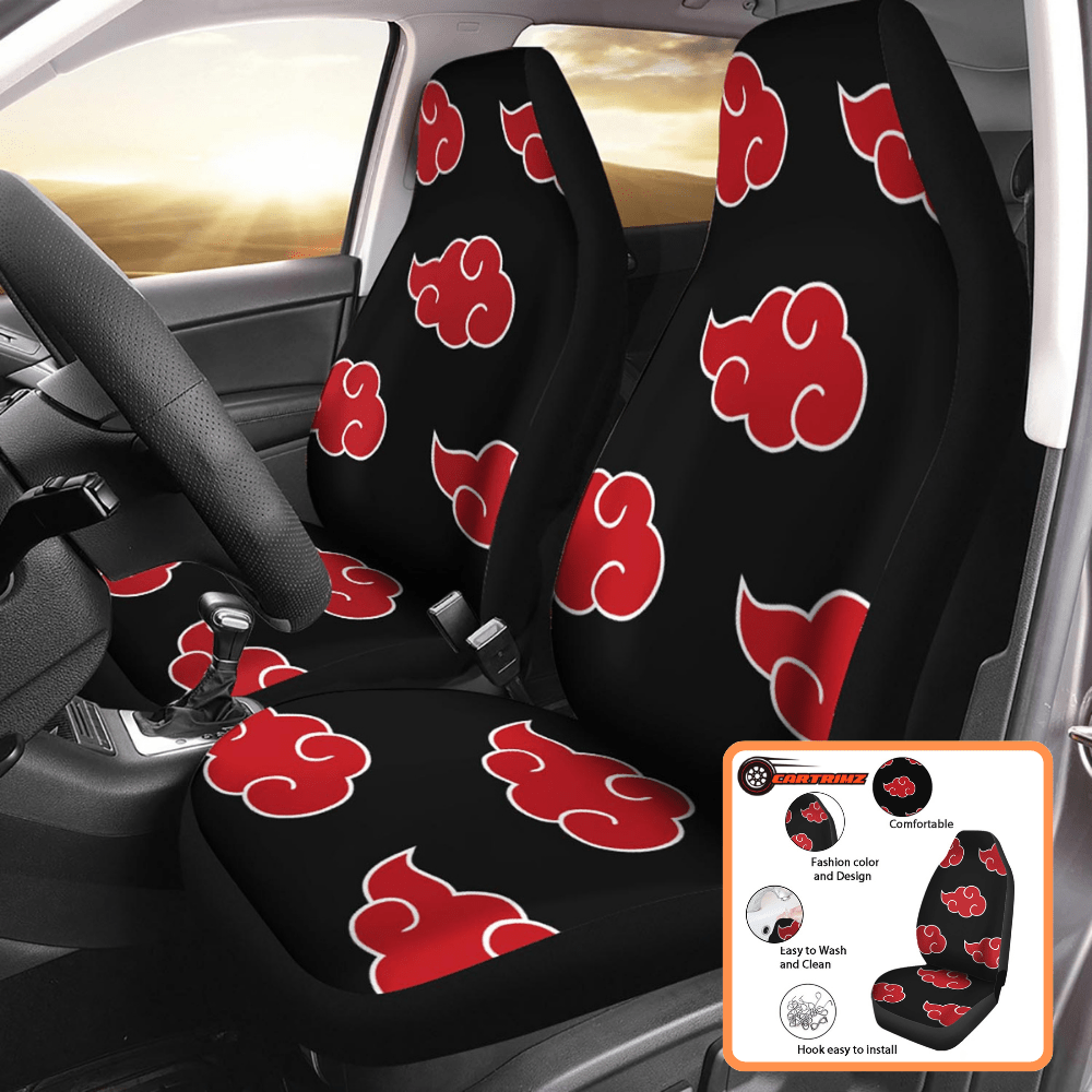 Akatsuki Car Seat Covers Embrace the Dark Side of Naruto