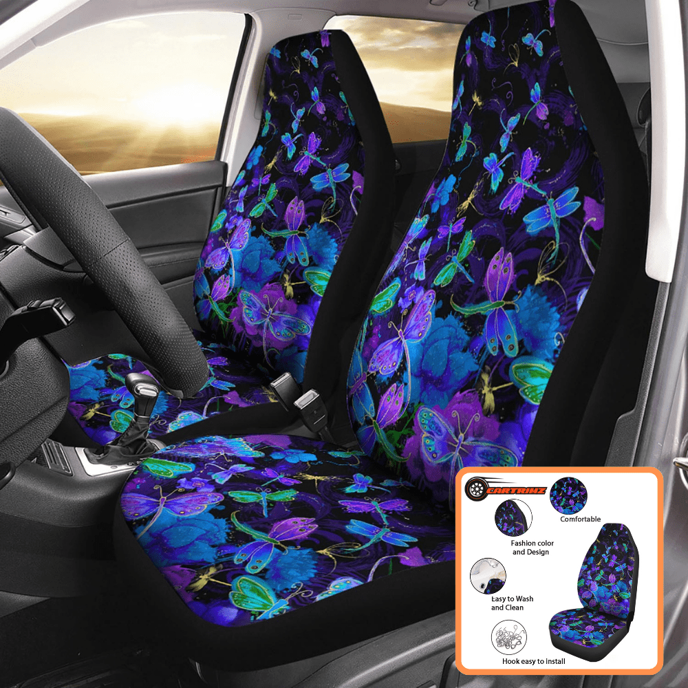 Dragonfly Car Seat Covers Add Elegant Nature to Your Ride