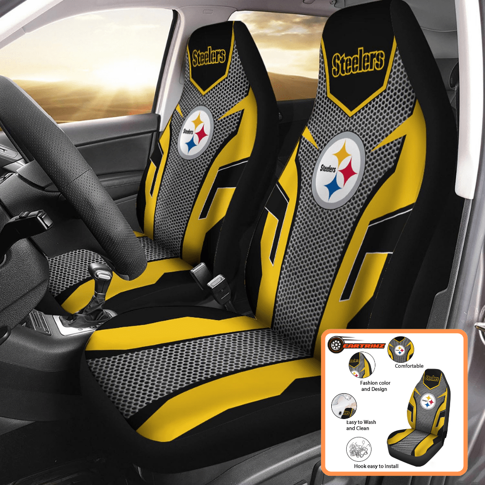 Pittsburgh Steelers Car Seat Covers Perfect for NFL Fans