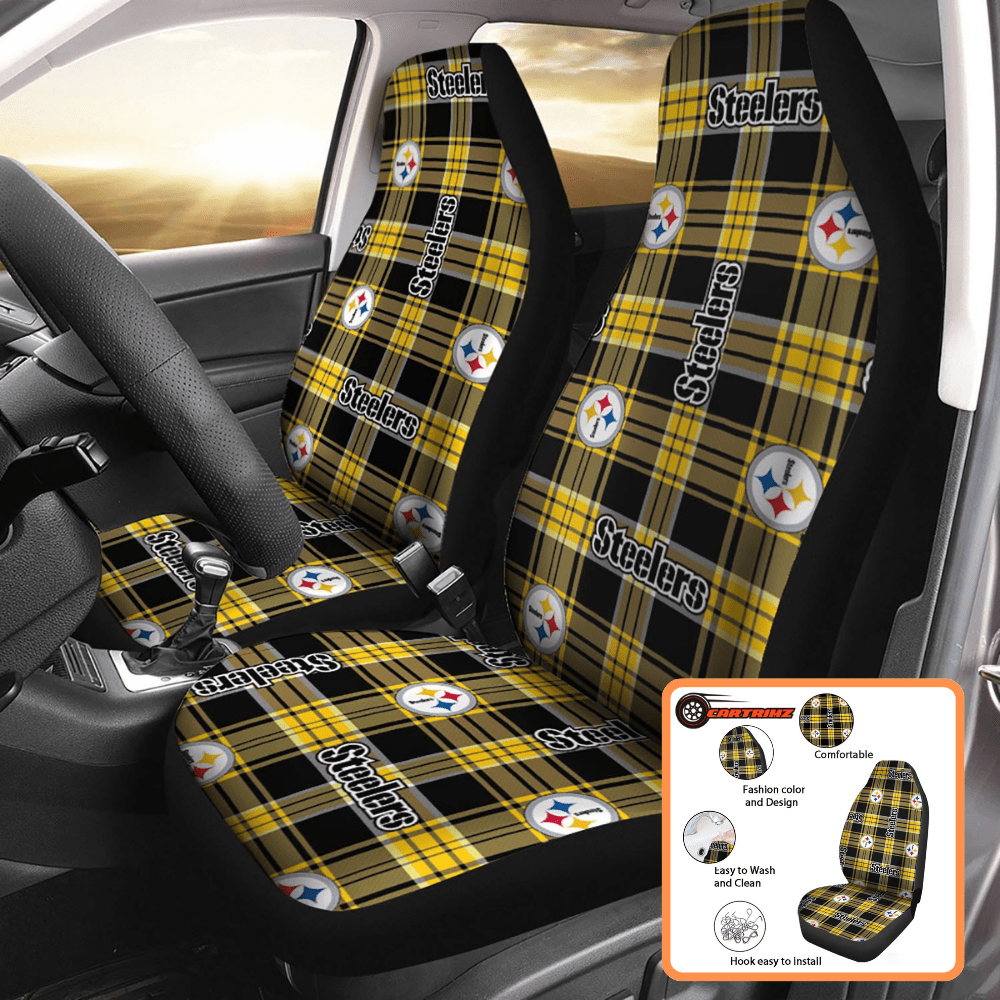 Pittsburgh Steelers Car Seat Covers Protect Your Seats with Football Flair