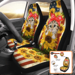 Sunflower Car Seat Covers Bring Sunshine to Your Car