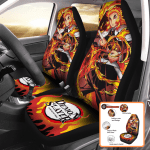 Demon Slayer Car Seat Covers Drive with the Courage of a Demon Slayer