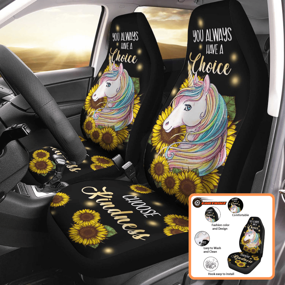 Sunflower Car Seat Covers Vibrant & Stylish Car Accessories