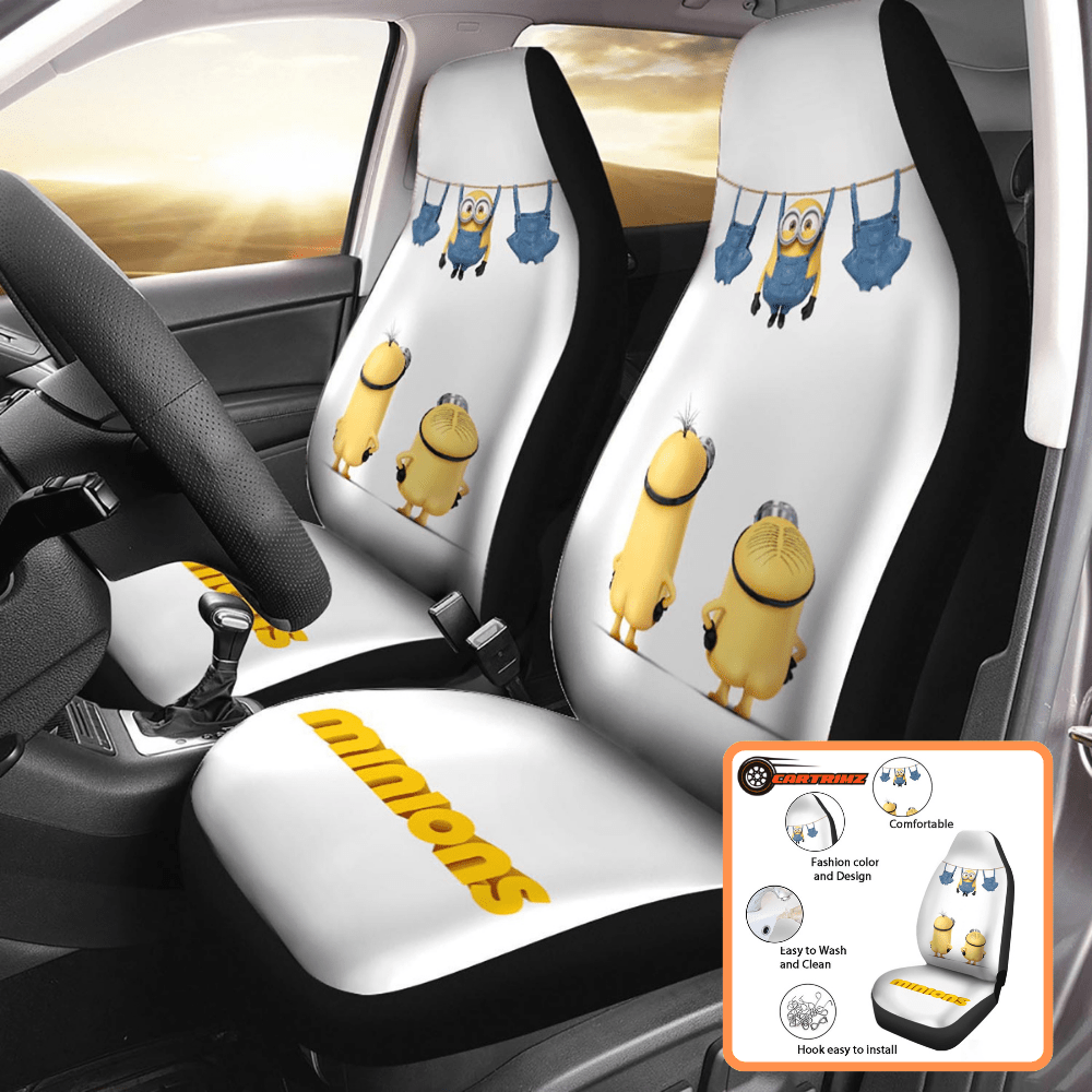 Minion Car Seat Covers Protect Your Seats with a Dash of Humor