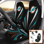 Miami Dolphins Car Seat Covers Protect Your Seats in Style