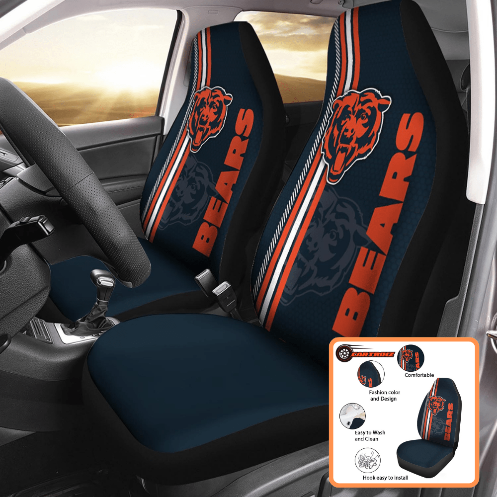 Chicago Bears Car Seat Covers Durable & Stylish