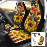 Sunflower Car Seat Covers Beautiful & Cheerful Interior Protection