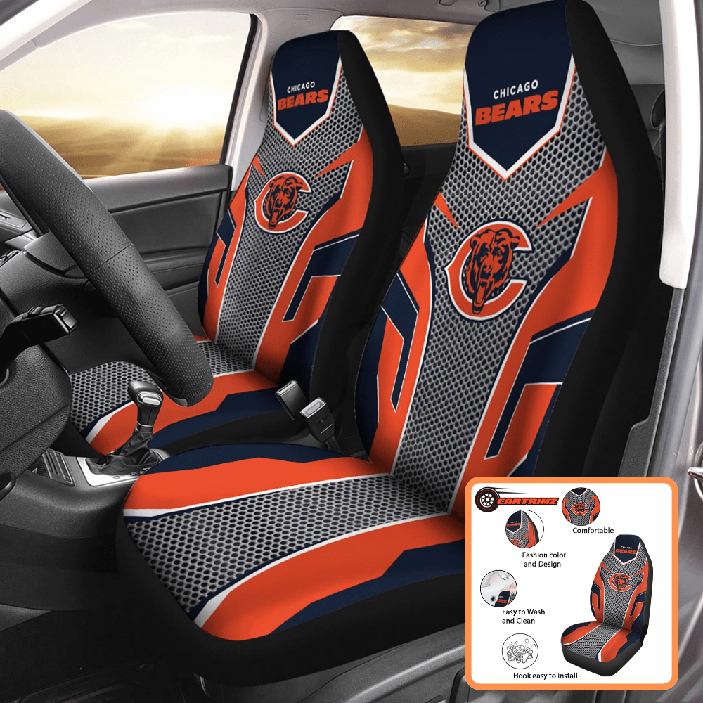 Chicago Bears Car Seat Covers Perfect Fit for Any Vehicle