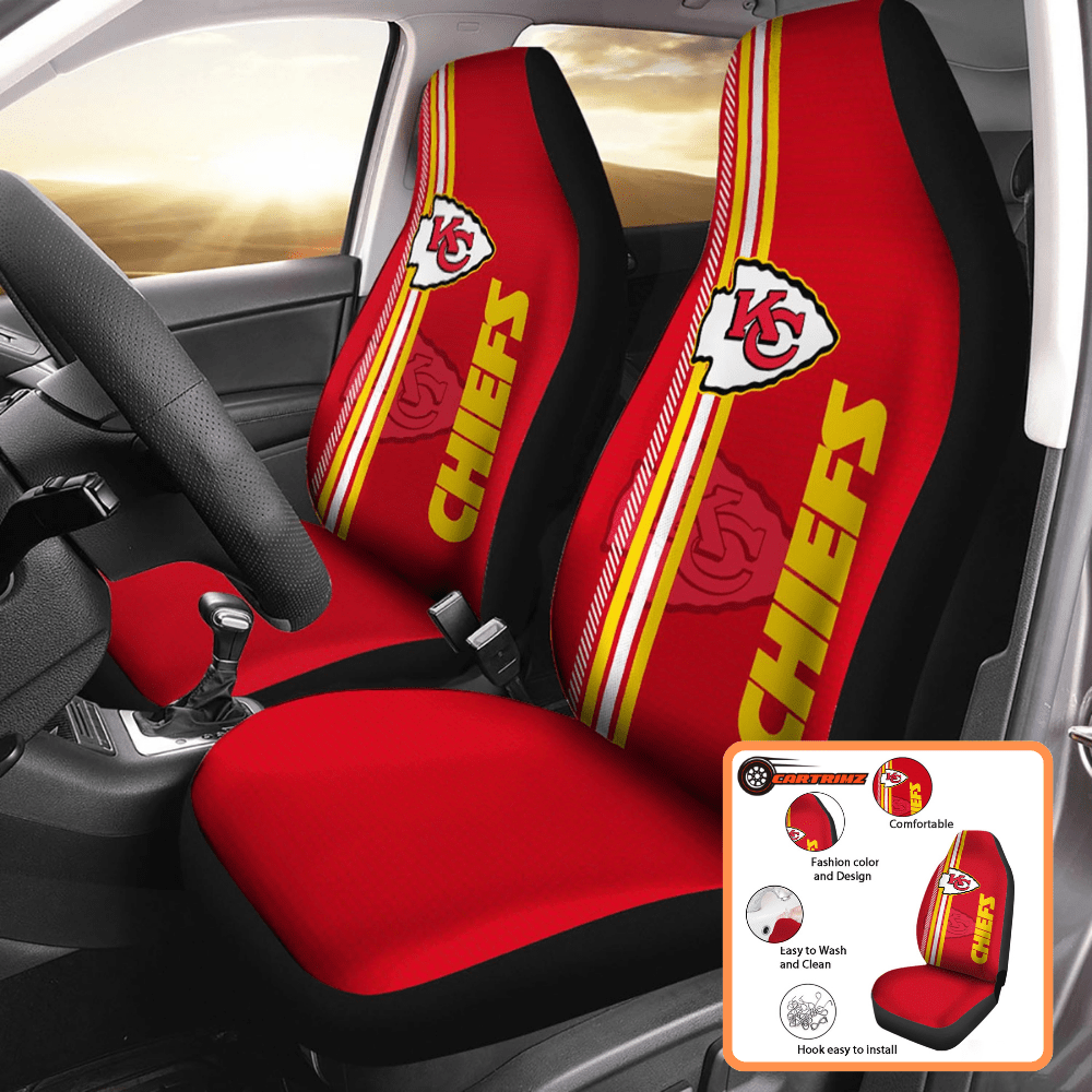 Kansas City Chiefs Car Seat Covers Stylish & Durable