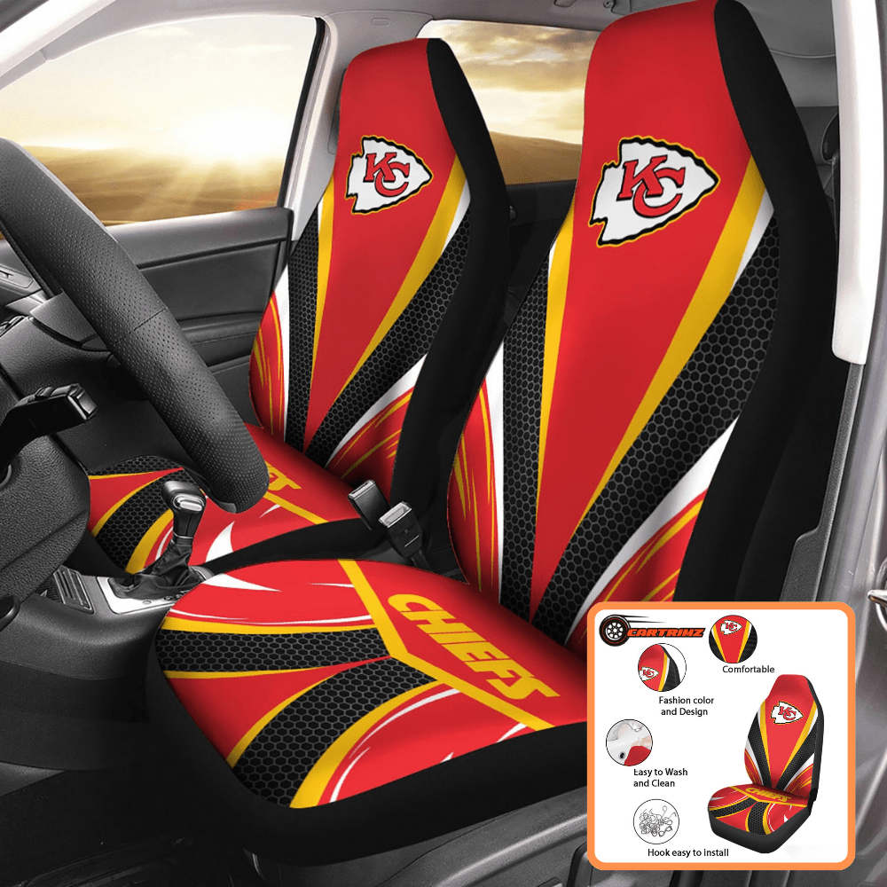 Kansas City Chiefs Car Seat Covers Show Your Team Spirit