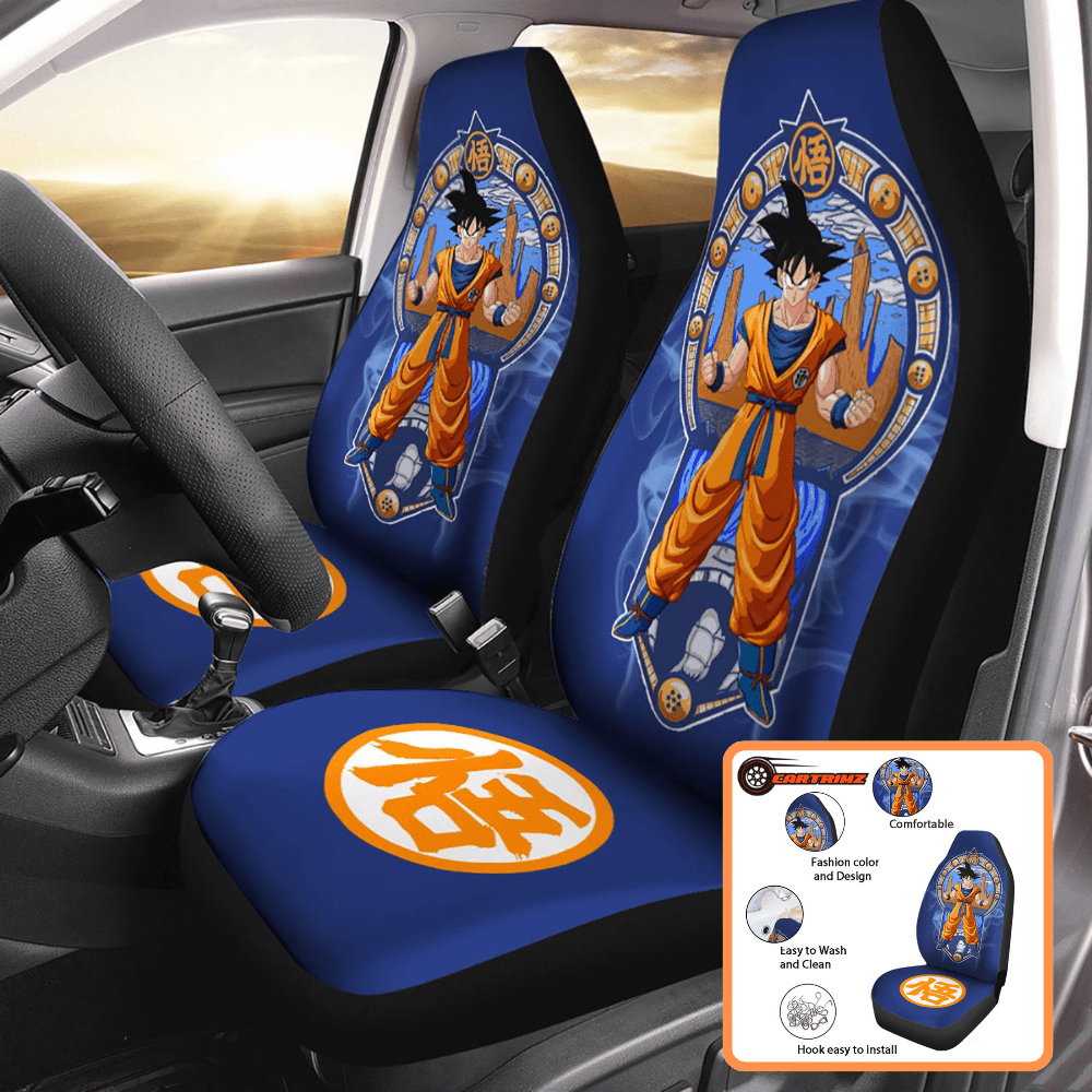 Dragon Ball Car Seat Covers Ultimate Protection for Anime Lovers