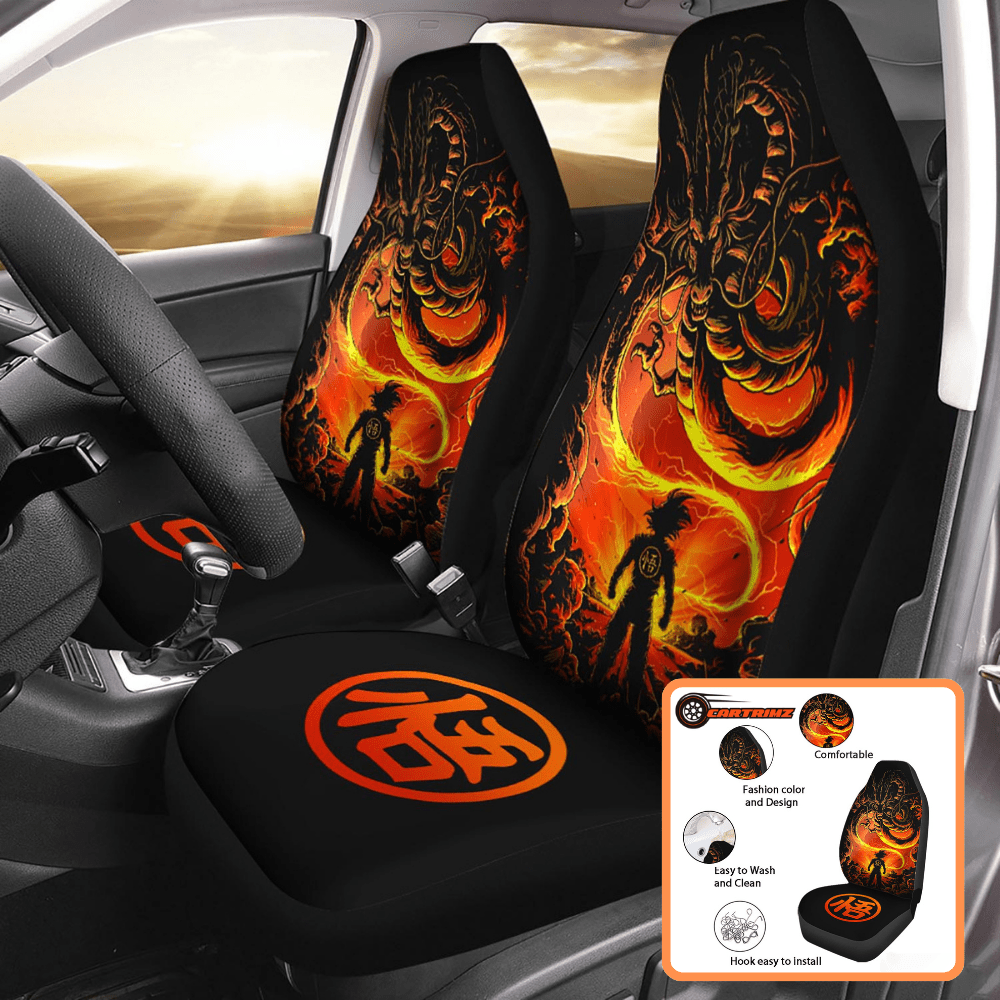 Dragon Ball Car Seat Covers - Perfect for the Ultimate Otaku