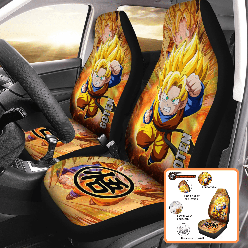 Dragon Ball Car Seat Covers Power Up Your Ride with Anime Flair