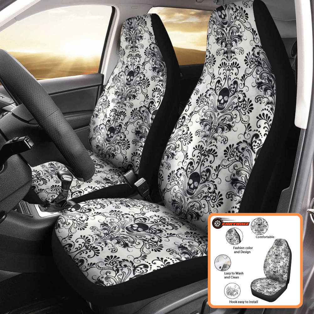 Skull Car Seat Covers Bold & Protective Car Accessories