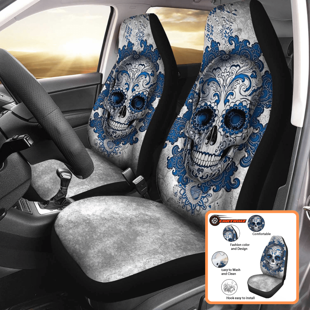 Skull Car Seat Covers Stylish, Bold & Protective