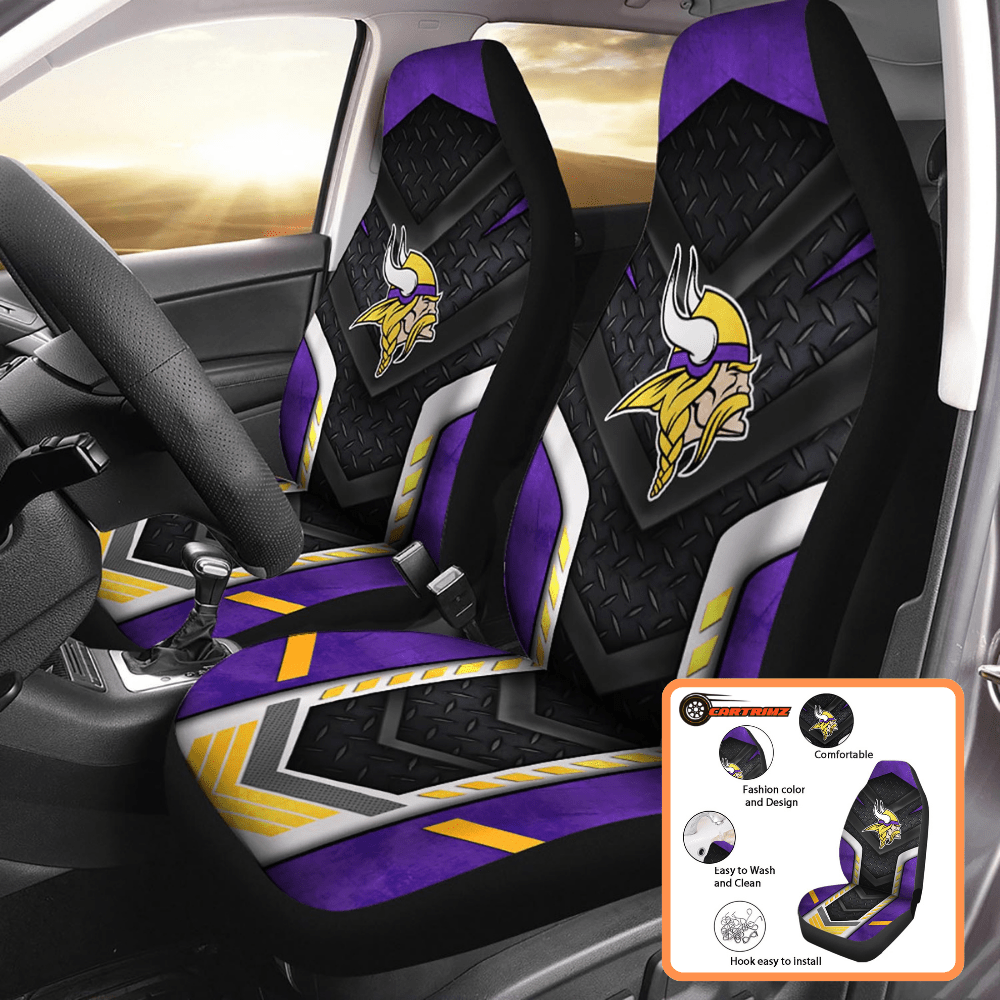 Minnesota Vikings Car Seat Covers Keep Your Seats Game-Day Ready