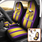 Minnesota Vikings Car Seat Covers Protect and Show Your Team Pride