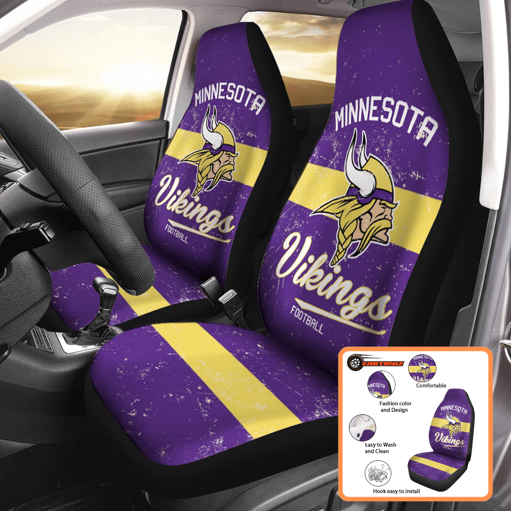 Minnesota Vikings Car Seat Covers Ready for the Ultimate Fan Experience