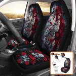 Skull Car Seat Covers Edgy Design, Maximum Protection