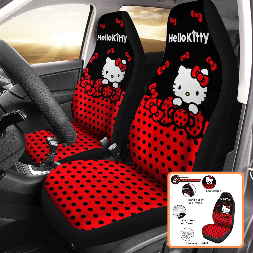 Hello Kitty Car Seat Covers Cute, Protective & Easy to Install