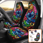 Stitch Car Seat Covers Adorable & Protective Car Accessories