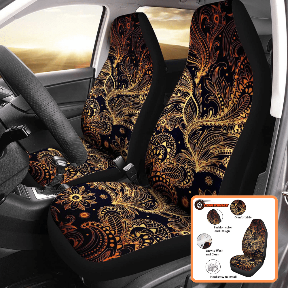 Boho Car Seat Covers Elegant & Functional Car Accessories