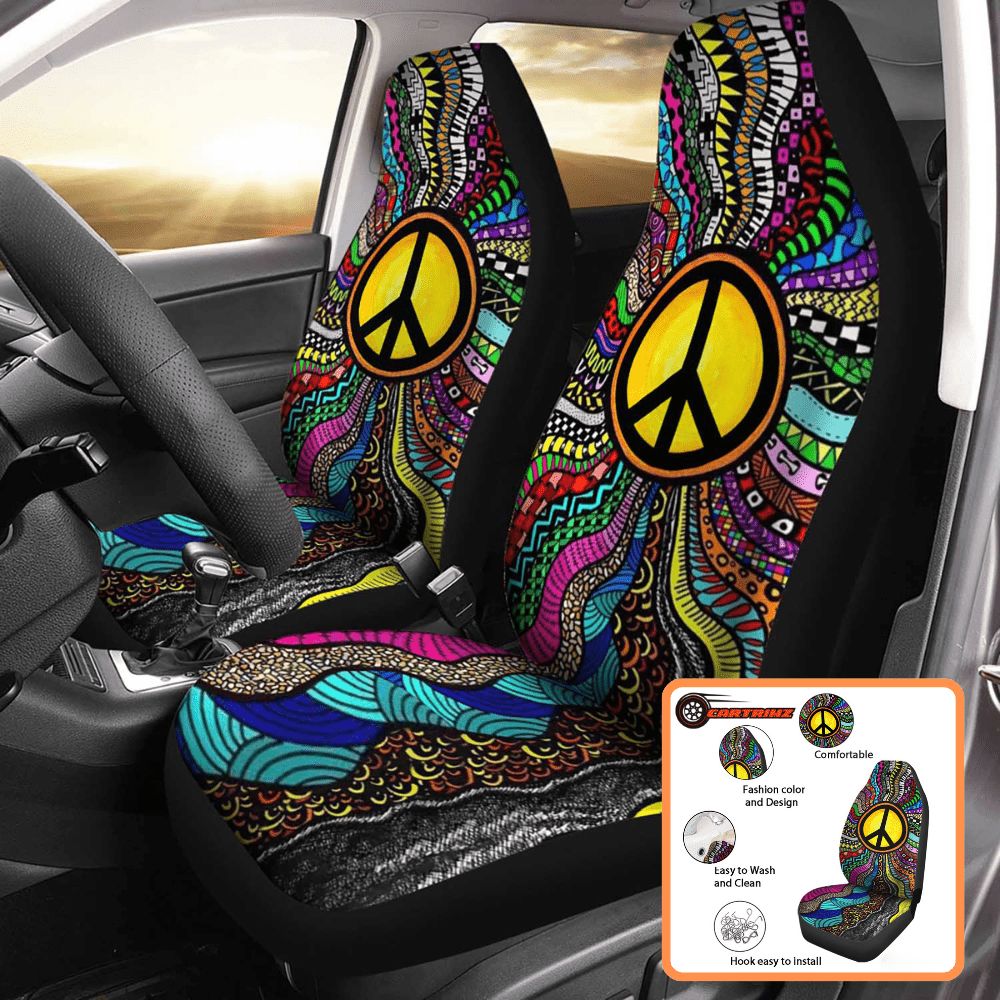 Hippie Car Seat Covers Embrace Boho Vibes & Protection