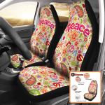 Hippie Car Seat Covers Artistic & Protective Car Accessories