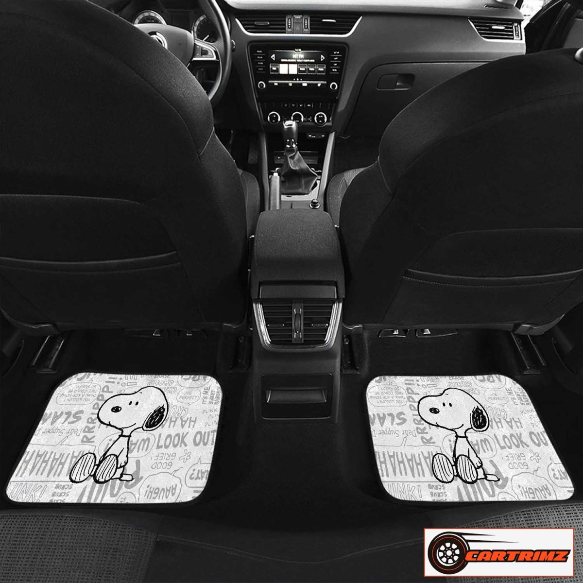 Cartrimz Snoopy & Charlie Brown Car Seat Covers Perfect for Peanuts Fans