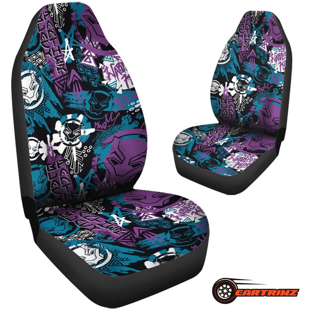 Black Panther Car Seat Covers Heroic Design & Superior Comfort