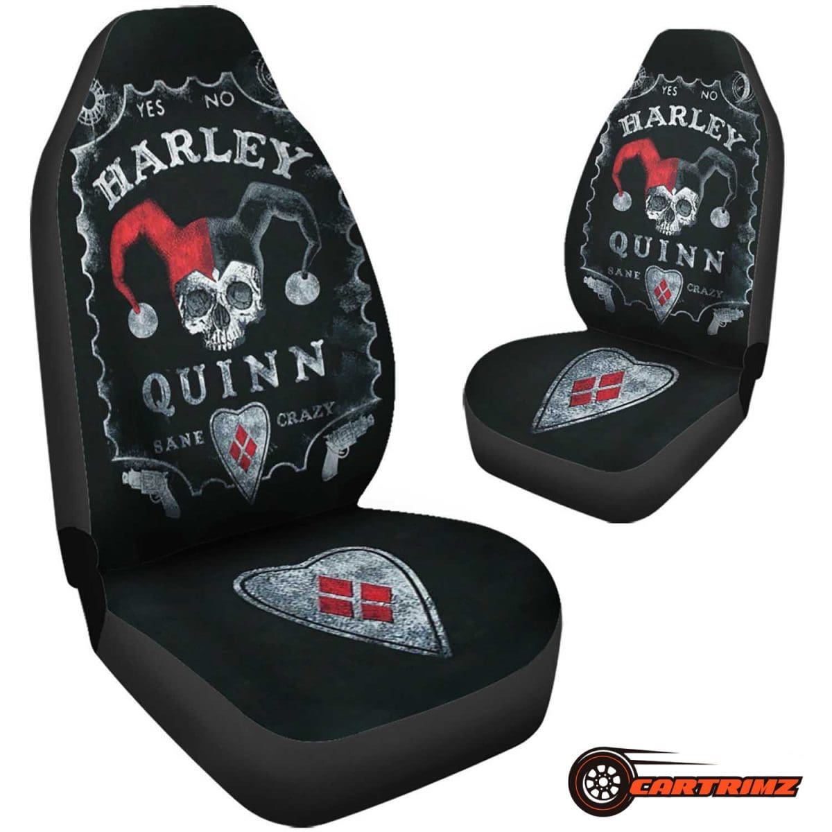 Harley Quinn Car Seat Covers Bold & Stylish DC Designs