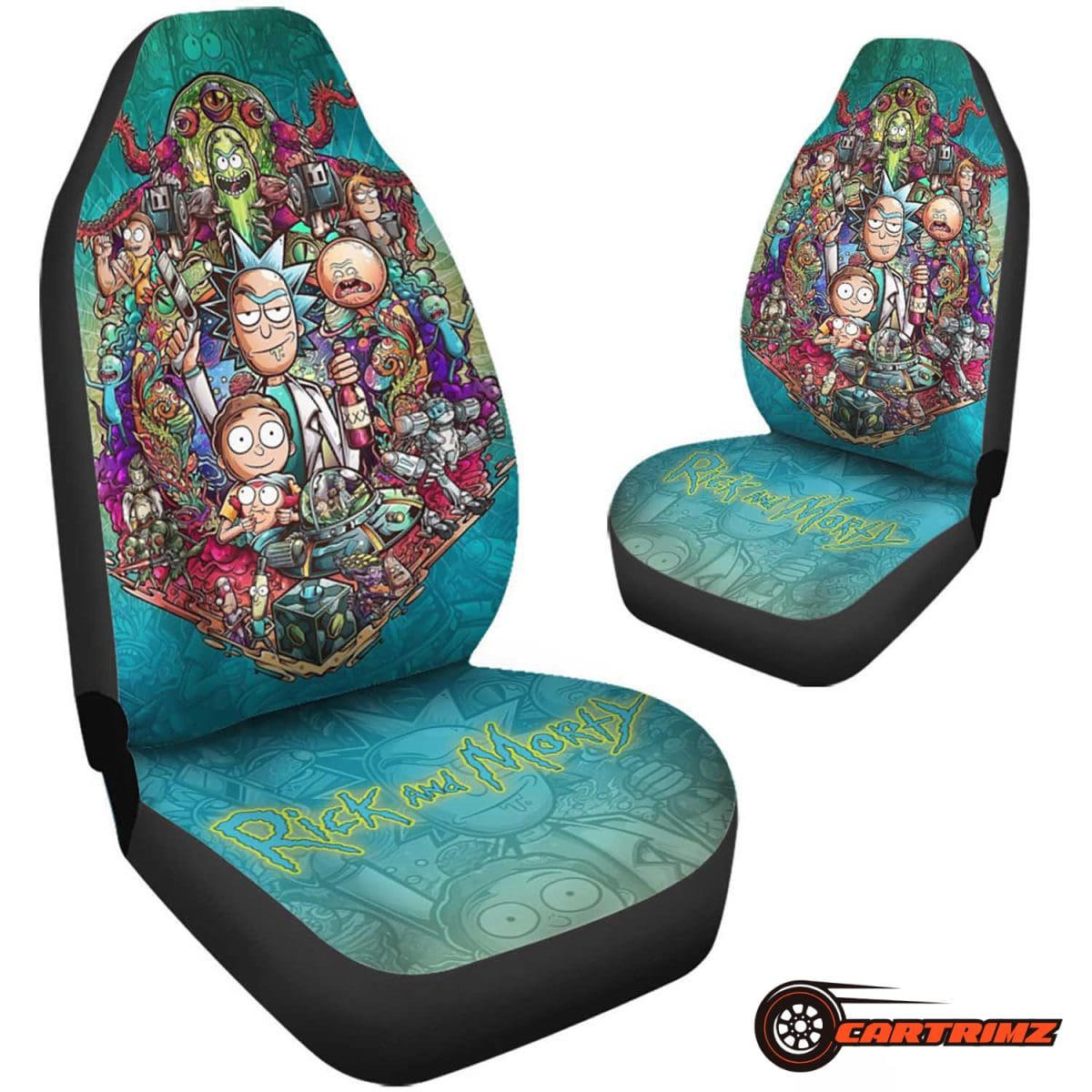 Rick and Morty Car Seat Covers Interdimensional Style & Protection