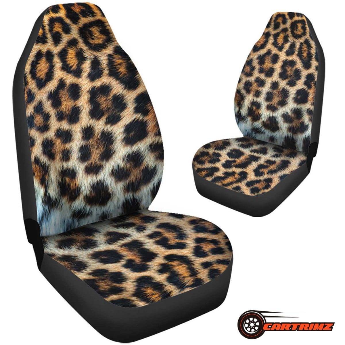 Leopard Print Car Seat Covers Chic & Durable Animal Print Designs