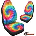 Tie-Dye Car Seat Covers Iconic Style & High-Quality Protection