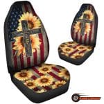 Sunflower Car Seat Covers Stylish Floral Protection