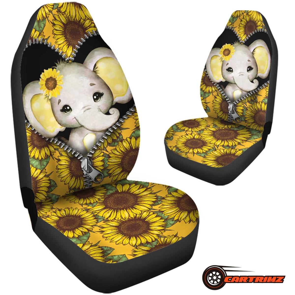 Sunflower Car Seat Covers Durable & Vibrant Seat Protection