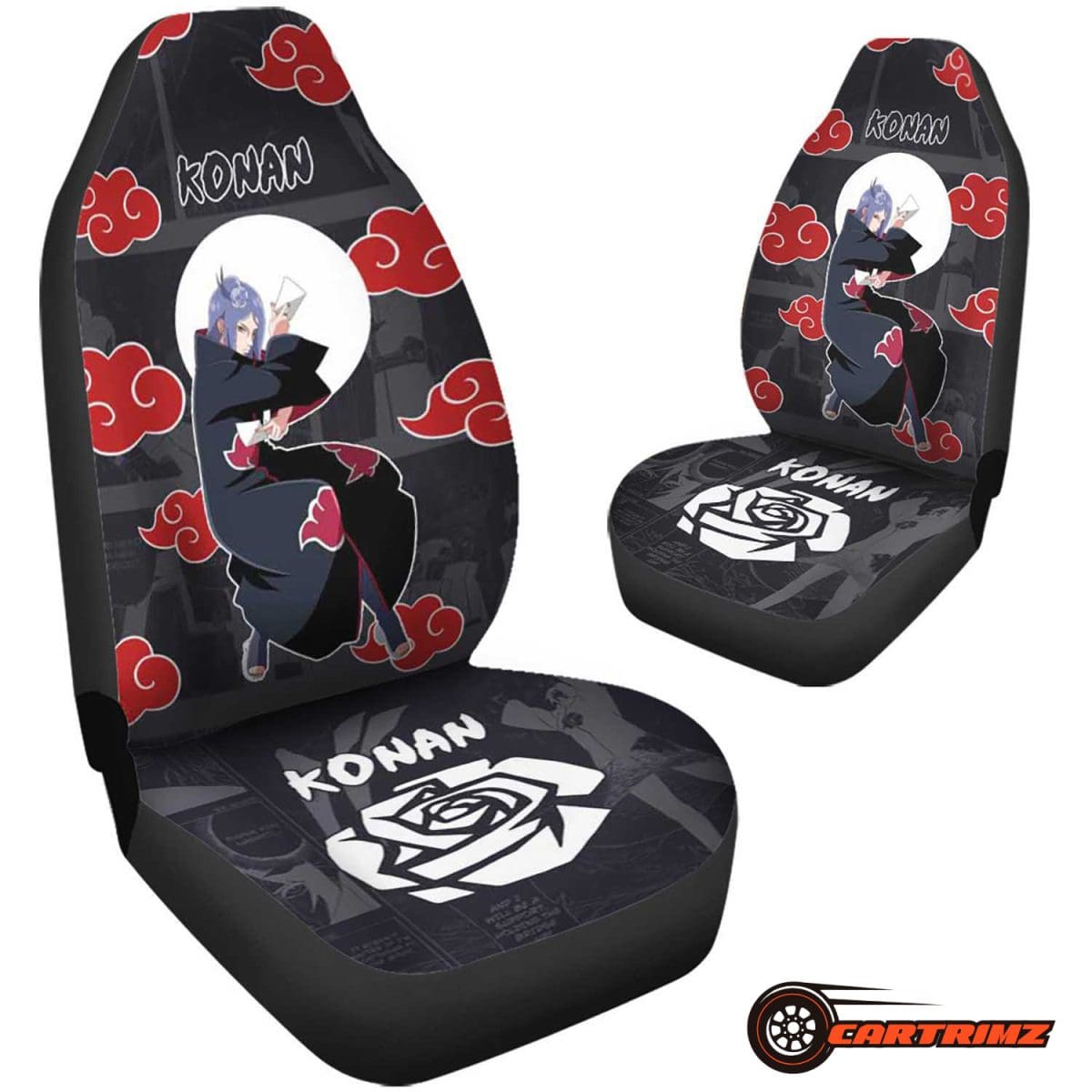 Akatsuki Car Seat Covers Stylish Naruto Patterns