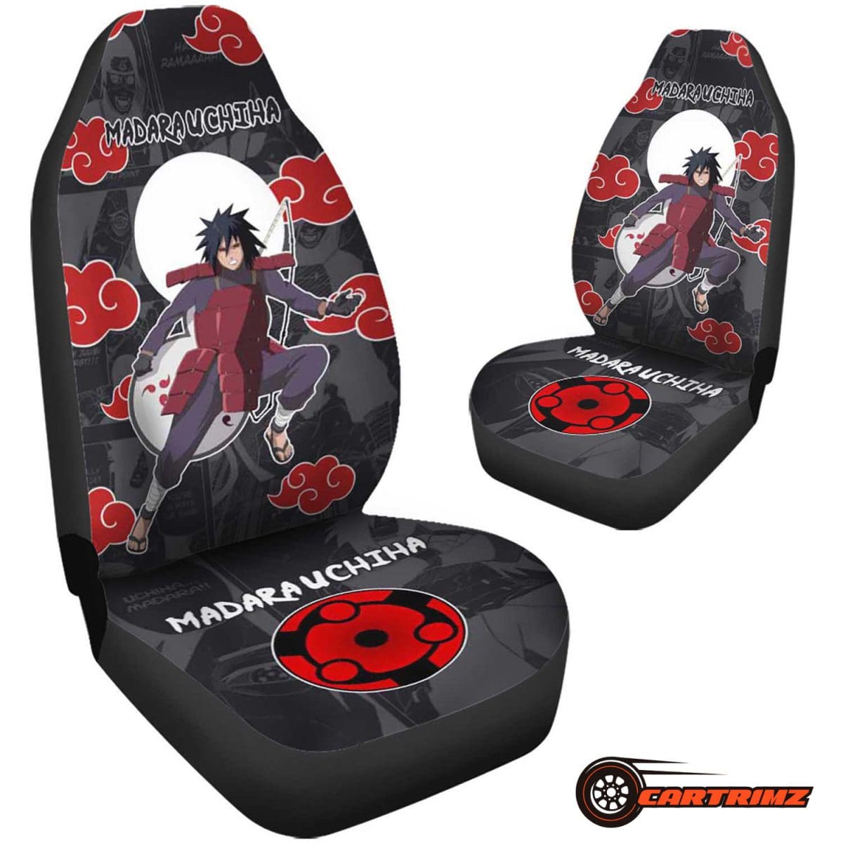 Akatsuki Car Seat Covers Anime Style & Long-Lasting Protection