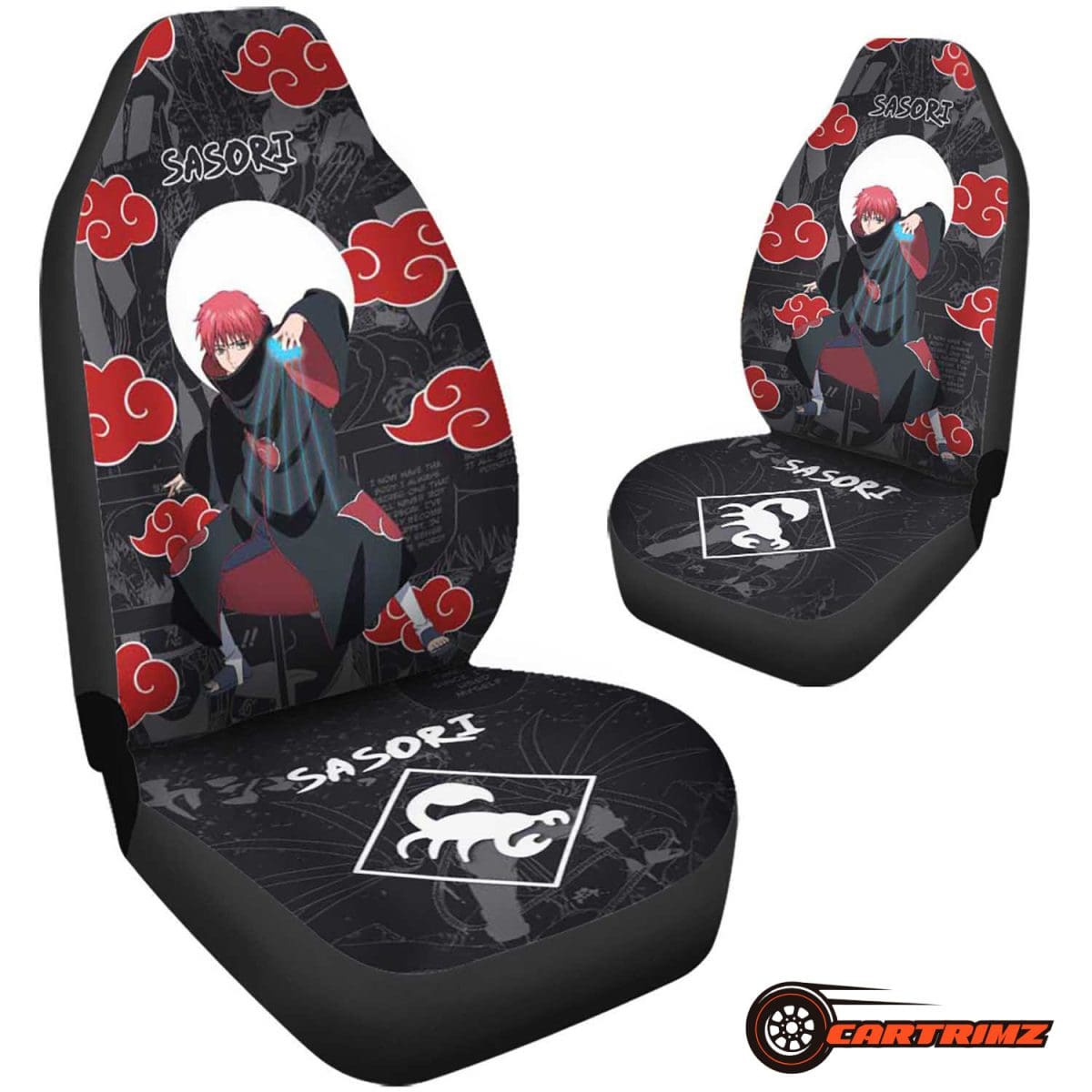 Akatsuki Car Seat Covers Naruto-Inspired Quality & Protection