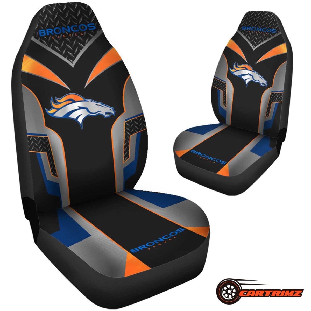 Denver Broncos Car Seat Covers Official Team Design