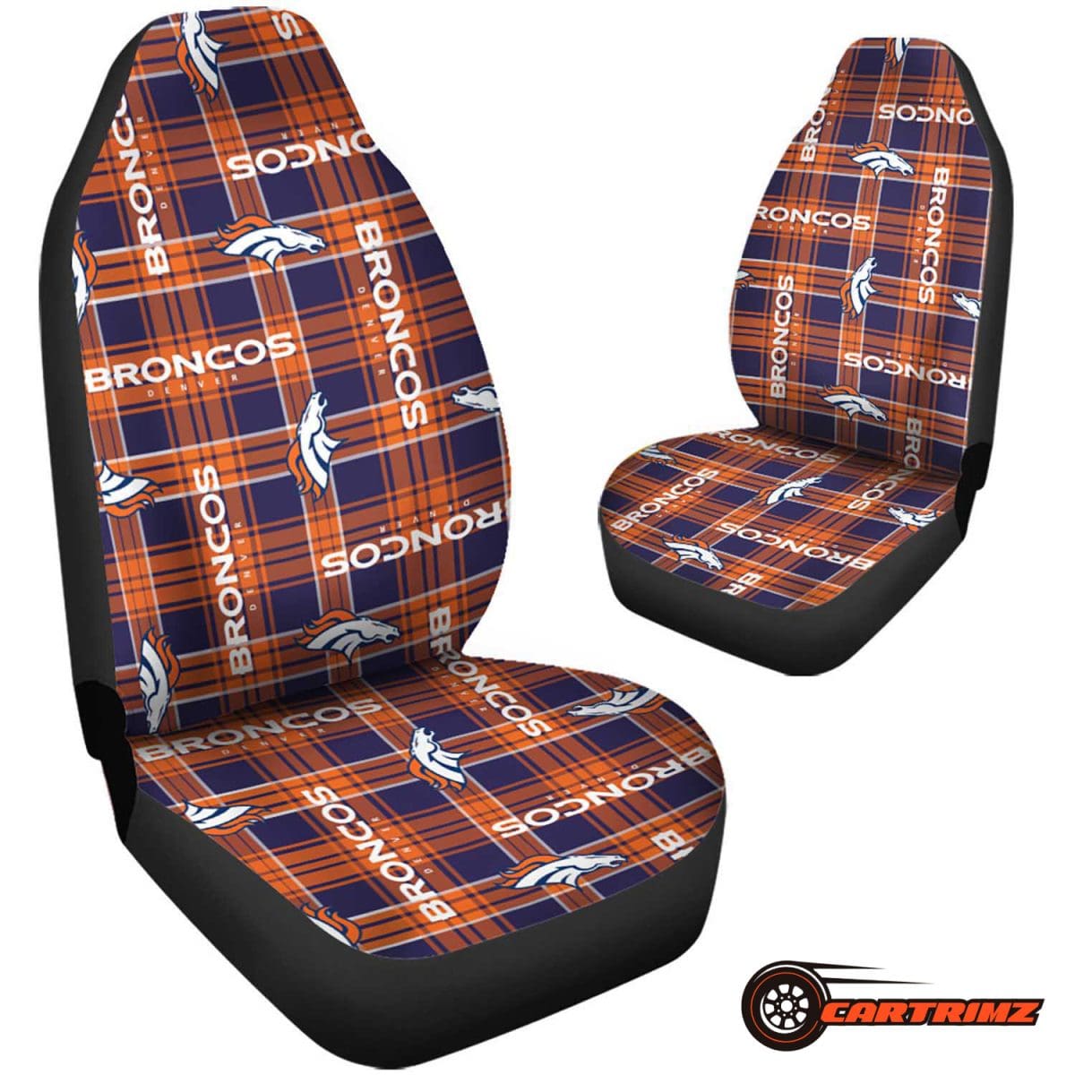 Denver Broncos Car Seat Covers Team Pride & Protection