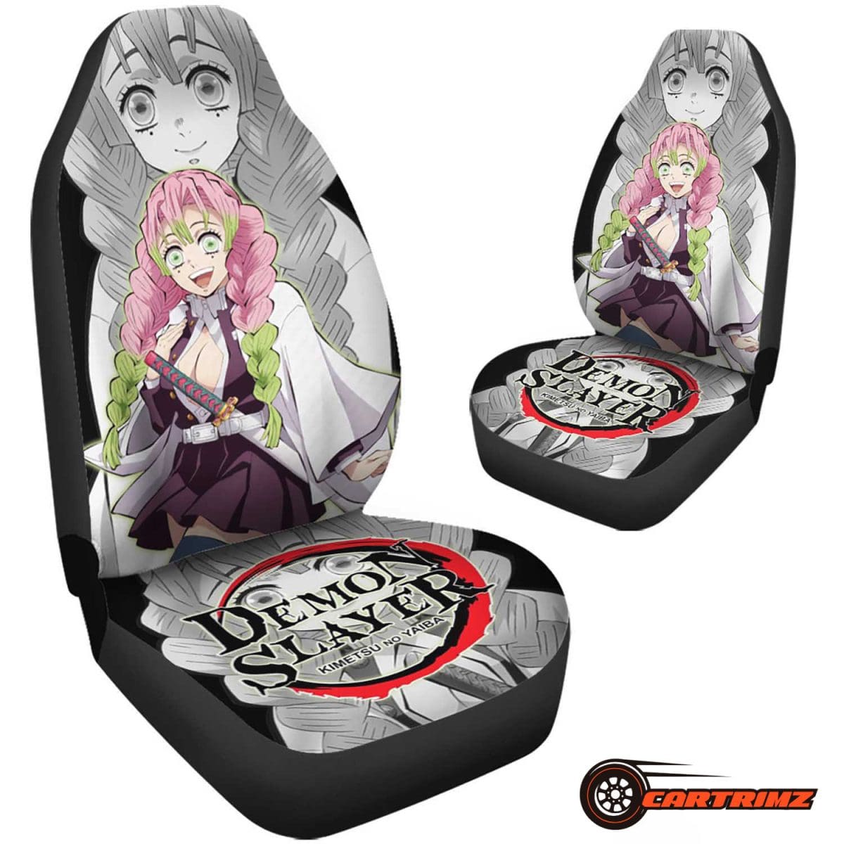 Demon Slayer Car Seat Covers Anime Flair & Protection