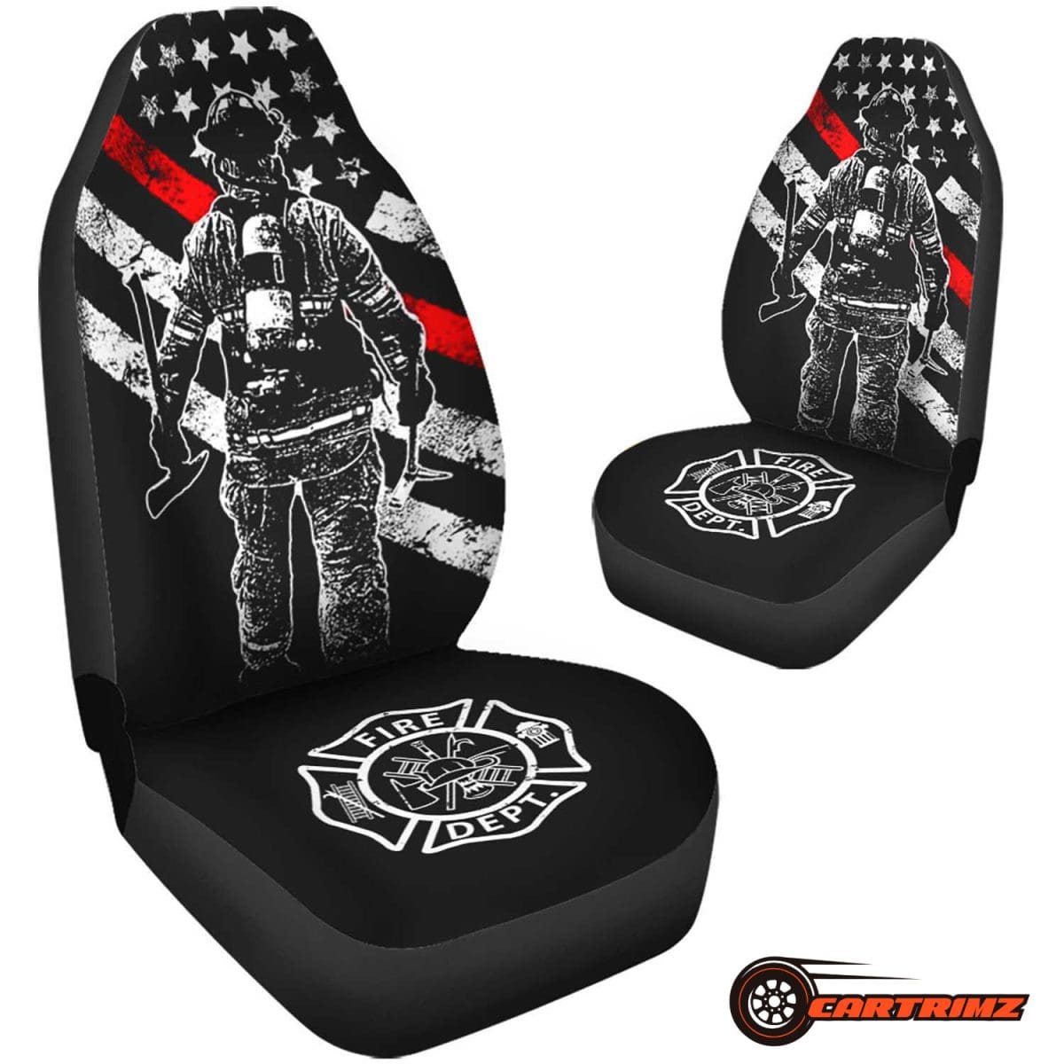 Firefighter Car Seat Covers Durable Tribute