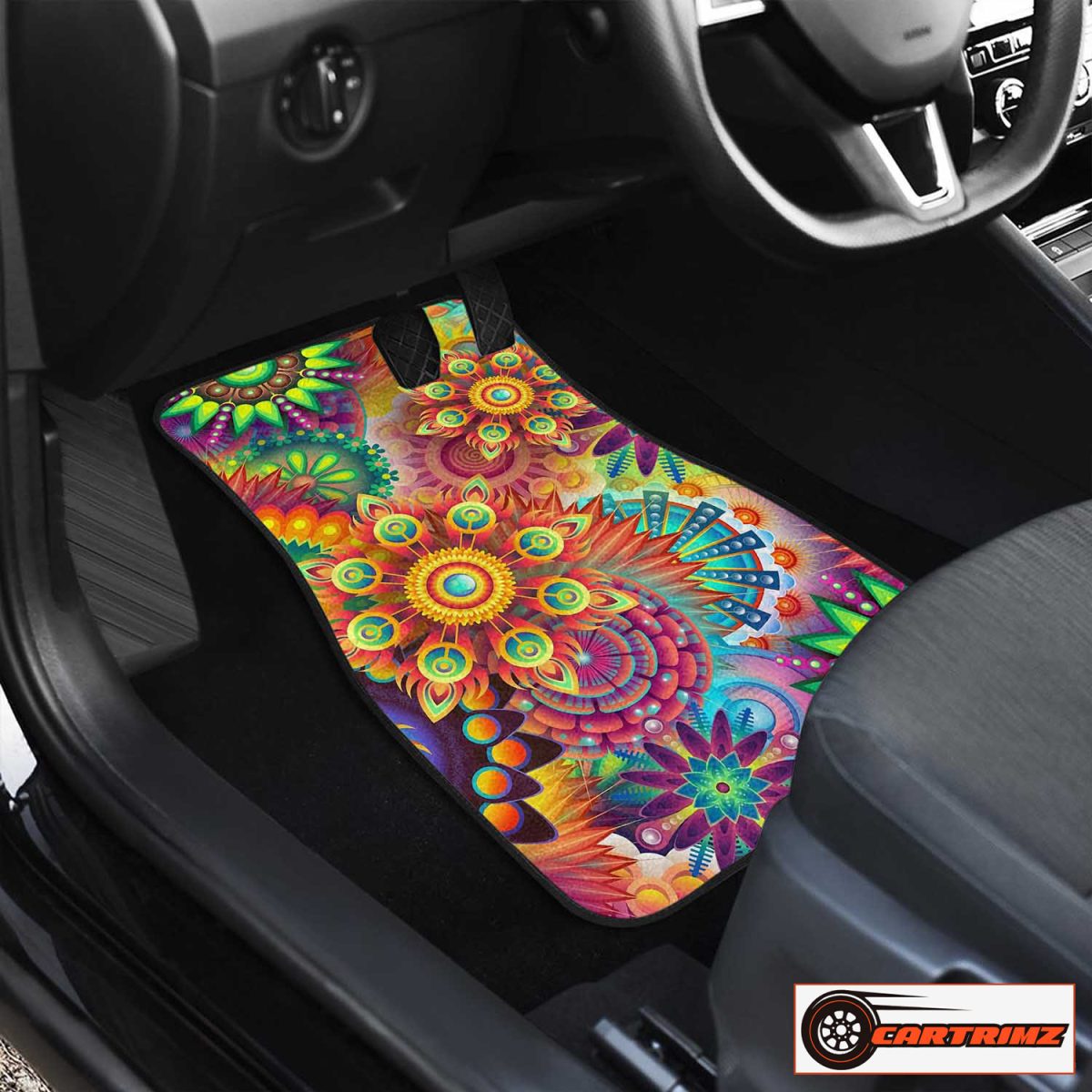 Cartrimz Hippie Car Seat Covers Peace, Love, and Style